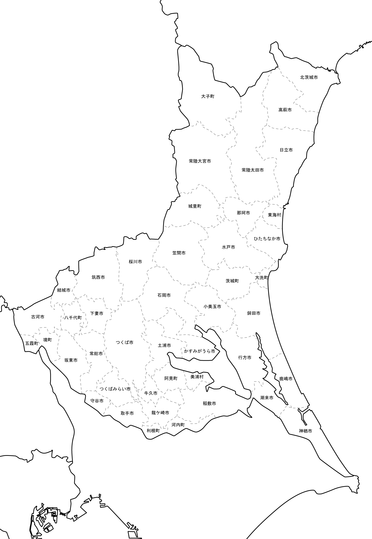 茨城地図